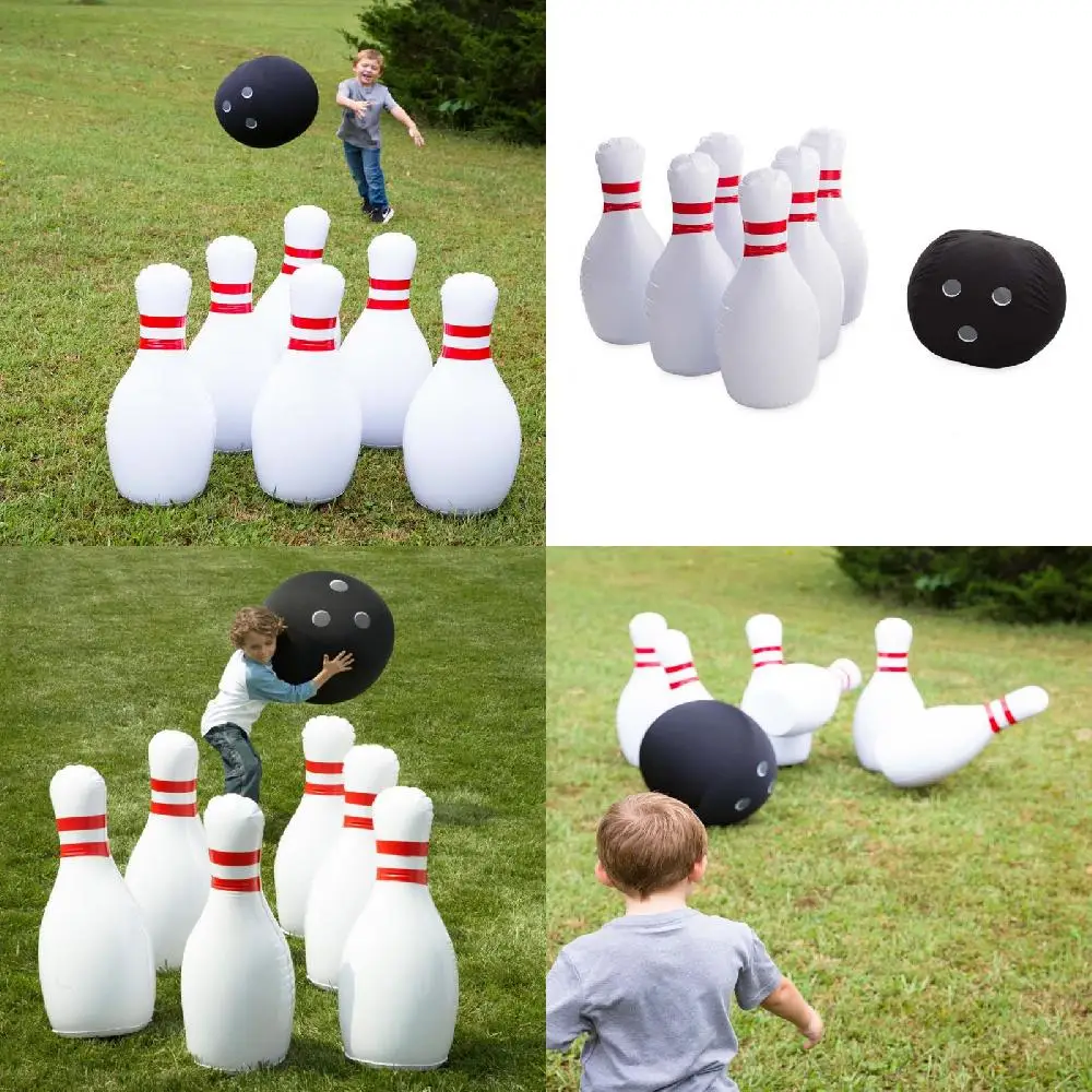 and Ball Fantastic 29cm Kids Outdoor/Indoor Inflatable Bowling Set with Six Pins and One Ball for Fun & Excitement
and Ball Fantastic 29cm Kids Outdoor/Indoor Inflatable Bowling Set with Six Pins and One Ball for Fun & Excitement