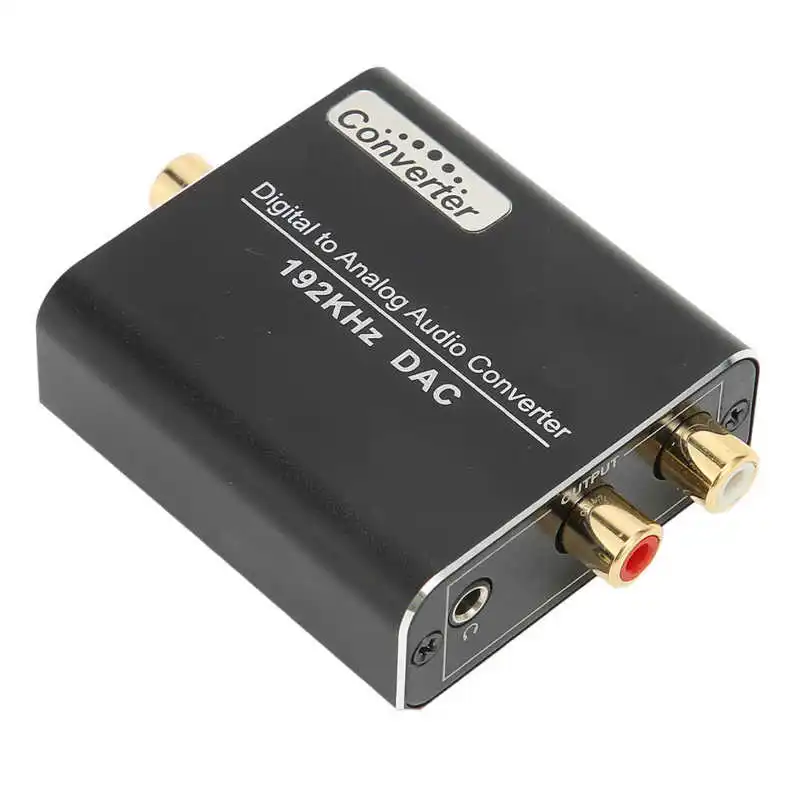 Digital Coax To Analog RCA Adapter Plug and Play For Toslink To Analog RCA Audio Converter for Home Cinema for AV Amp
Digital Coax To Analog RCA Adapter Plug and Play For Toslink To Analog RCA Audio Converter for Home Cinema for AV Amp