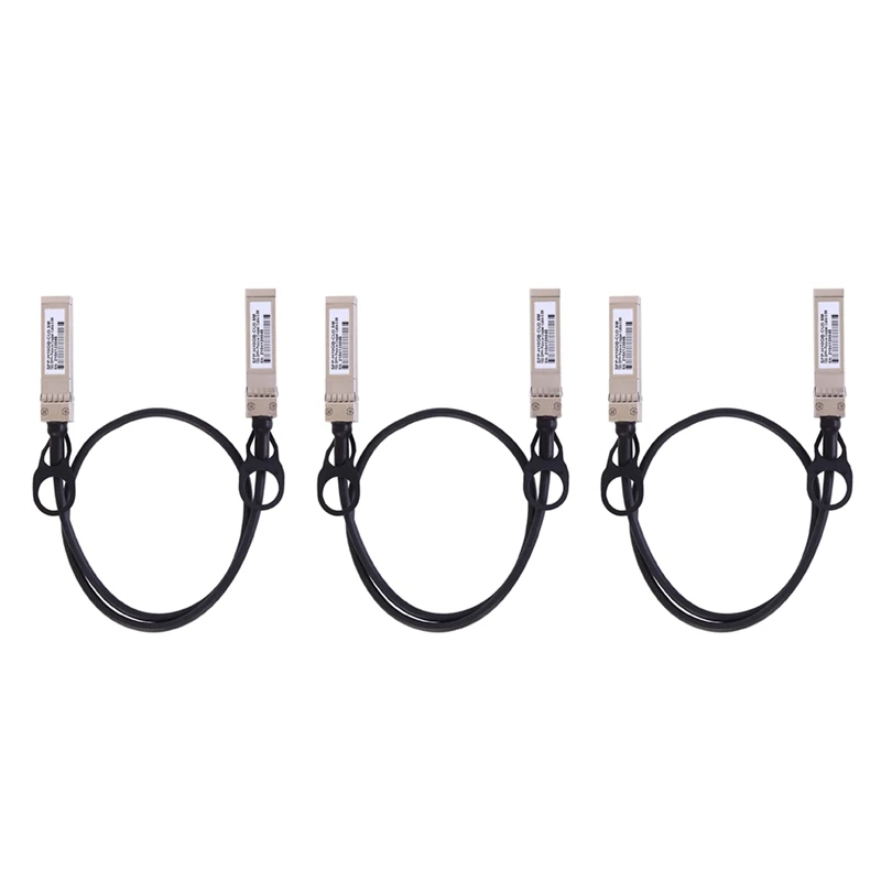 3X 10G SFP+ Twinax Cable, Direct Attach Copper(DAC) 10GBASE SFP Passive Cable For SFP-H10GB-CU1M,Ubiquiti,D-Link(0.5M)
3X 10G SFP+ Twinax Cable, Direct Attach Copper(DAC) 10GBASE SFP Passive Cable For SFP-H10GB-CU1M,Ubiquiti,D-Link(0.5M)