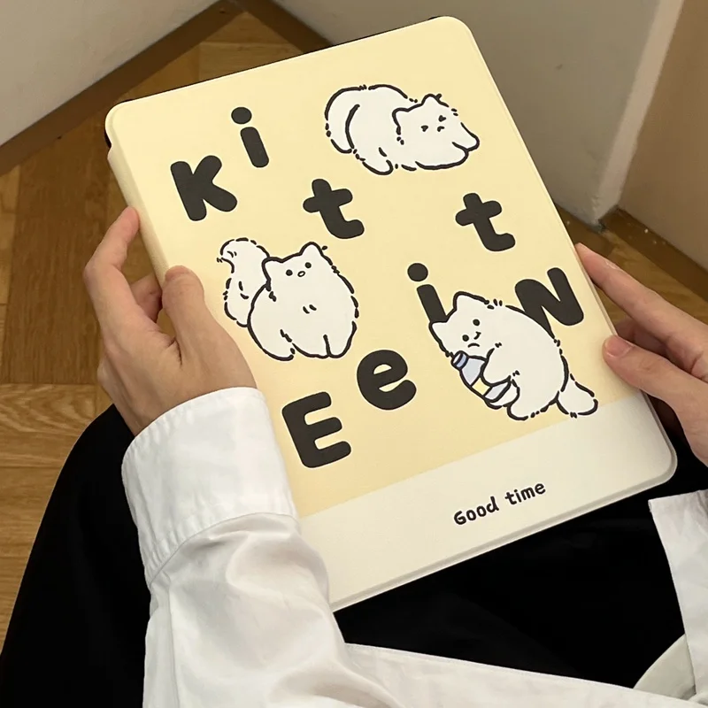 Protective Cover For iPad 10.2 9.7 10.5 11 inch Pro 12.9 inch 2021 Mini 6 Air 5/4 10.9 Acrylic Cute Cat Case with Pen Tray
Protective Cover For iPad 10.2 9.7 10.5 11 inch Pro 12.9 inch 2021 Mini 6 Air 5/4 10.9 Acrylic Cute Cat Case with Pen Tray