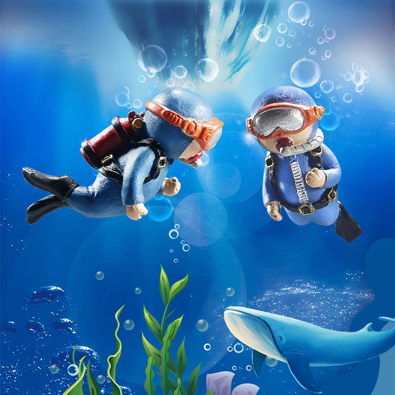 Aquarium Decorations Lovely Diver Figures Decor Fish Tank Floating Device Fish Tank Accessories Resin Lanscaping Ornaments 
Aquarium Decorations Lovely Diver Figures Decor Fish Tank Floating Device Fish Tank Accessories Resin Lanscaping Ornaments