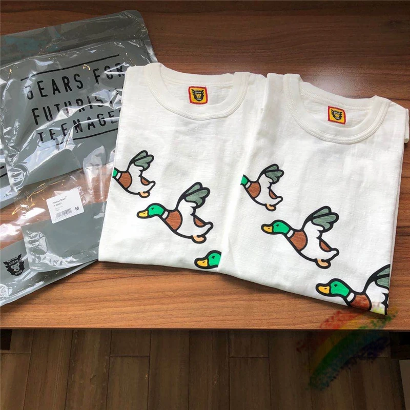 Human Made T-shirt Short Sleeve Men Women Best Quality Harajuku Opening Limited To Three Ducks Tee Tops
Human Made T-shirt Short Sleeve Men Women Best Quality Harajuku Opening Limited To Three Ducks Tee Tops