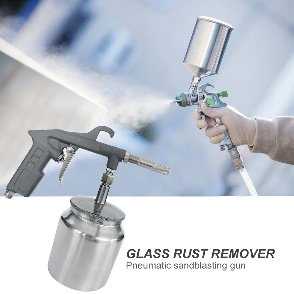 750ml Pneumatic Sandblaster Spray Gun Anti-rust Sand Blasting Machine Power Tool for Rust Removal Details Trimming
750ml Pneumatic Sandblaster Spray Gun Anti-rust Sand Blasting Machine Power Tool for Rust Removal Details Trimming