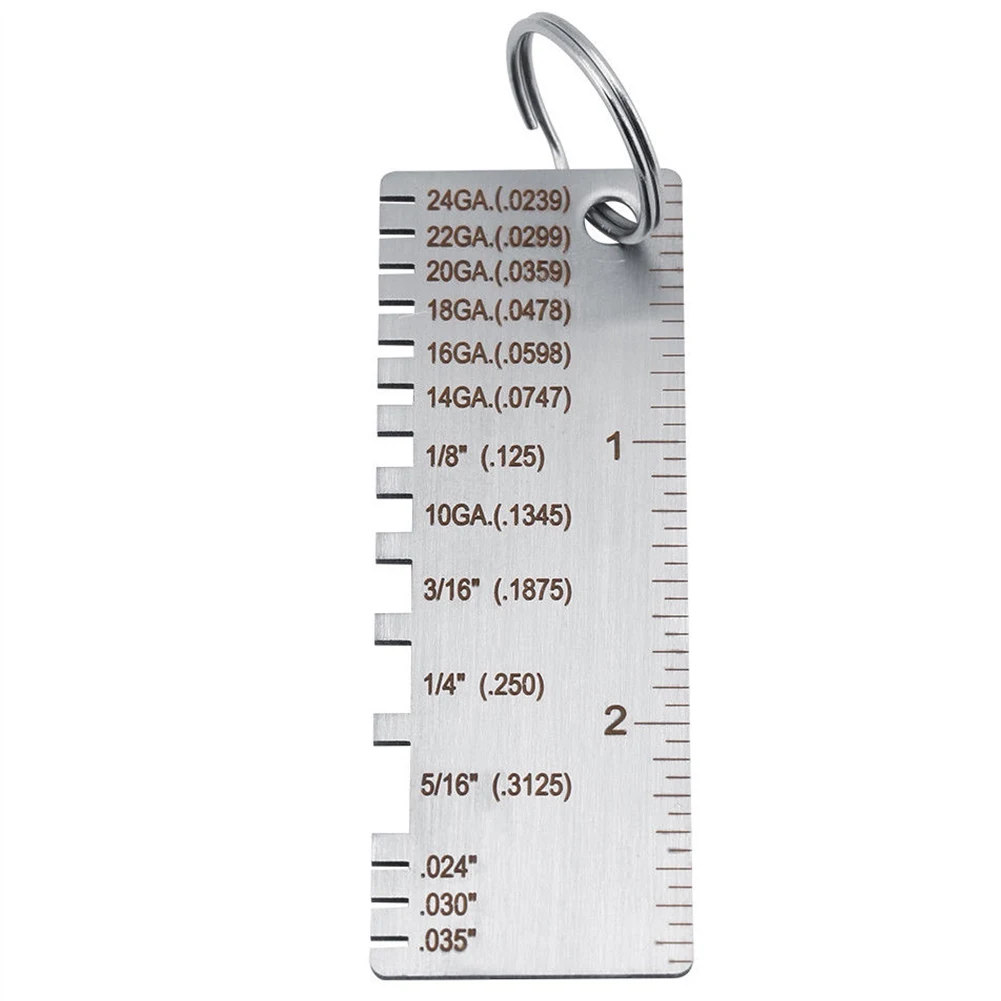 Stainless Steel Measurement Soldering Plate Sheet Wire Gauge Thickness Measuring Gage Metal
Stainless Steel Measurement Soldering Plate Sheet Wire Gauge Thickness Measuring Gage Metal