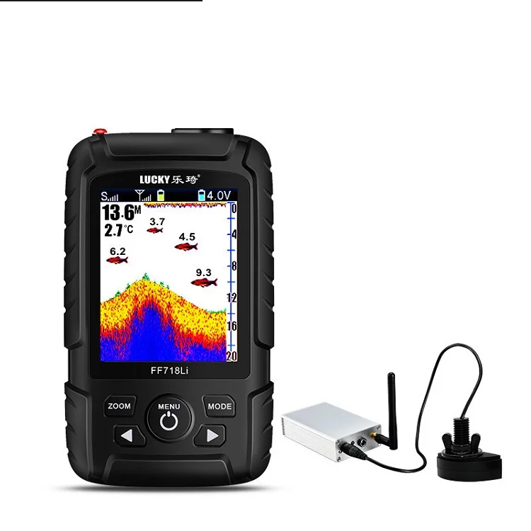 New Design Lucky 300m wireless sonar HD detector remote detection outdoor fishing finder
New Design Lucky 300m wireless sonar HD detector remote detection outdoor fishing finder