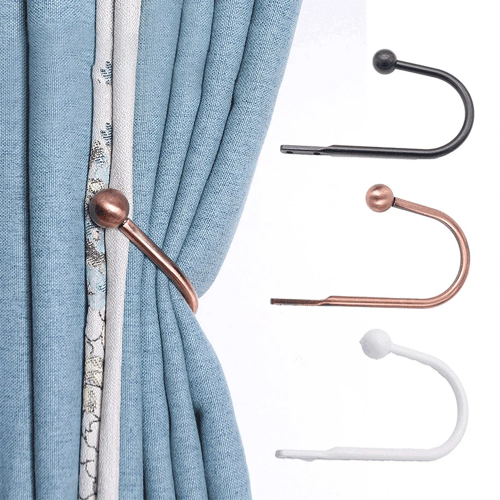 2pcs Curtain Hold Back Hooks Metal Tie Backs Arm Hook Loop Holder Home Decoration 5 Colors U Shaped Curtain Buckle
2pcs Curtain Hold Back Hooks Metal Tie Backs Arm Hook Loop Holder Home Decoration 5 Colors U Shaped Curtain Buckle