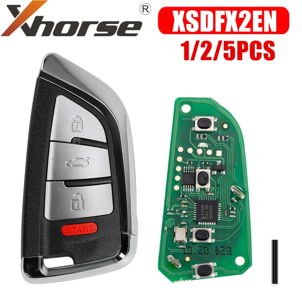 XHORSE XSDFX2EN маленький нож в стиле 4 кнопки серии XS универсальный смарт-ключ английская версия 1/2/5 шт./лот
XHORSE XSDFX2EN маленький нож в стиле 4 кнопки серии XS универсальный смарт-ключ английская версия 1/2/5 шт./лот