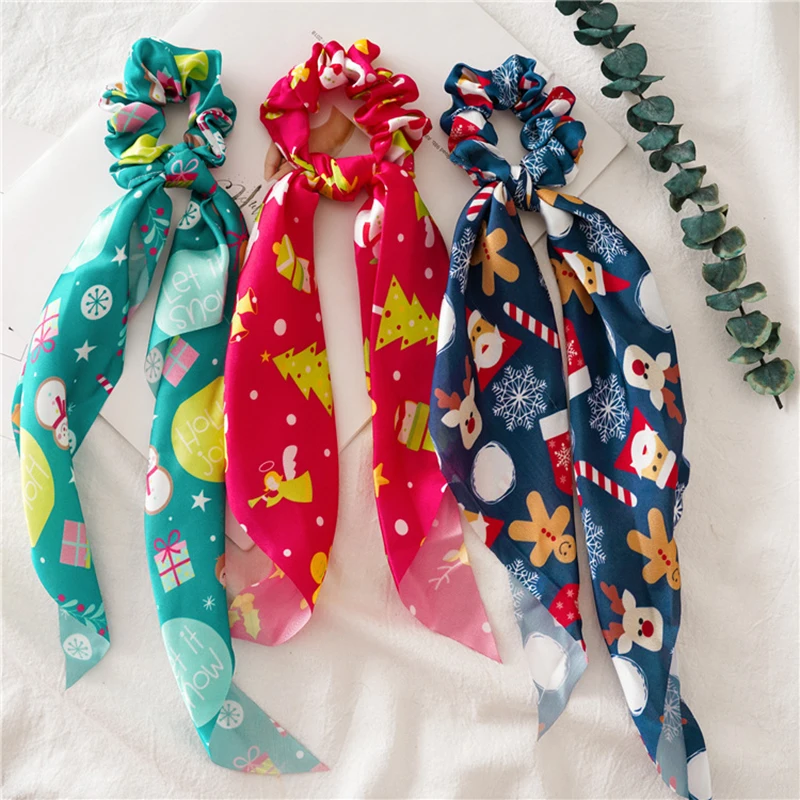 Christmas Style Hair Scrunchies Cartoon Snowman Santa Claus Printed Hair Rope Elastic Ribbon Hair Ring Xmas Headwear Accessories
Christmas Style Hair Scrunchies Cartoon Snowman Santa Claus Printed Hair Rope Elastic Ribbon Hair Ring Xmas Headwear Accessories