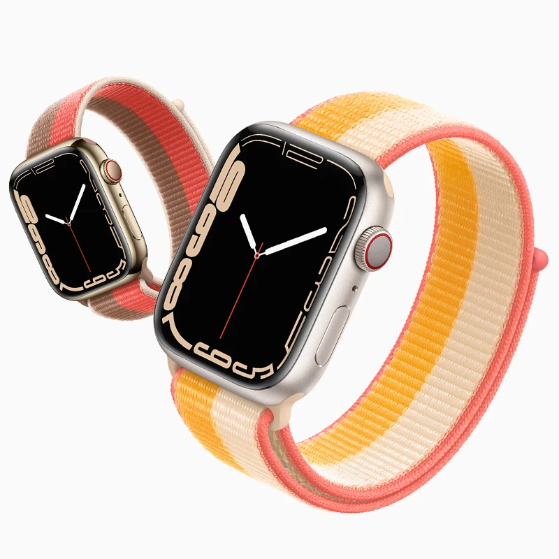 Nylon Strap For Apple Watch Band 45mm 44mm 40mm 41mm 42mm 38mm iWatch Bracelet Belt Watchband Apple Watch Series 7 6 5 4 3 SE
Nylon Strap For Apple Watch Band 45mm 44mm 40mm 41mm 42mm 38mm iWatch Bracelet Belt Watchband Apple Watch Series 7 6 5 4 3 SE