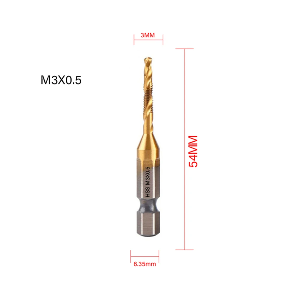 Tap Drill Bit Tools Compound Parts Plated Replacements Shank Threaded Titanium Accessories Hex Machine Tap Drill Bit Profi
Tap Drill Bit Tools Compound Parts Plated Replacements Shank Threaded Titanium Accessories Hex Machine Tap Drill Bit Profi