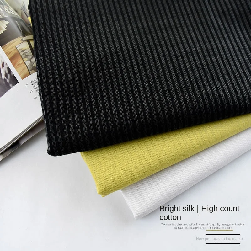 Spring and Summer New Striped Bright Silk High Count Cotton Skin-friendly Breathable Shirt Doll Dress Handmade DIY Fabric.
Spring and Summer New Striped Bright Silk High Count Cotton Skin-friendly Breathable Shirt Doll Dress Handmade DIY Fabric.