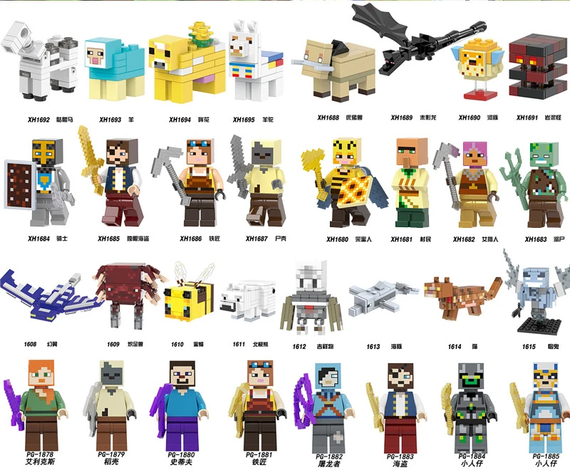 Mining Pixel game peripherals compatible with assembled toys building blocks minifigures children's educational toy figures
Mining Pixel game peripherals compatible with assembled toys building blocks minifigures children's educational toy figures