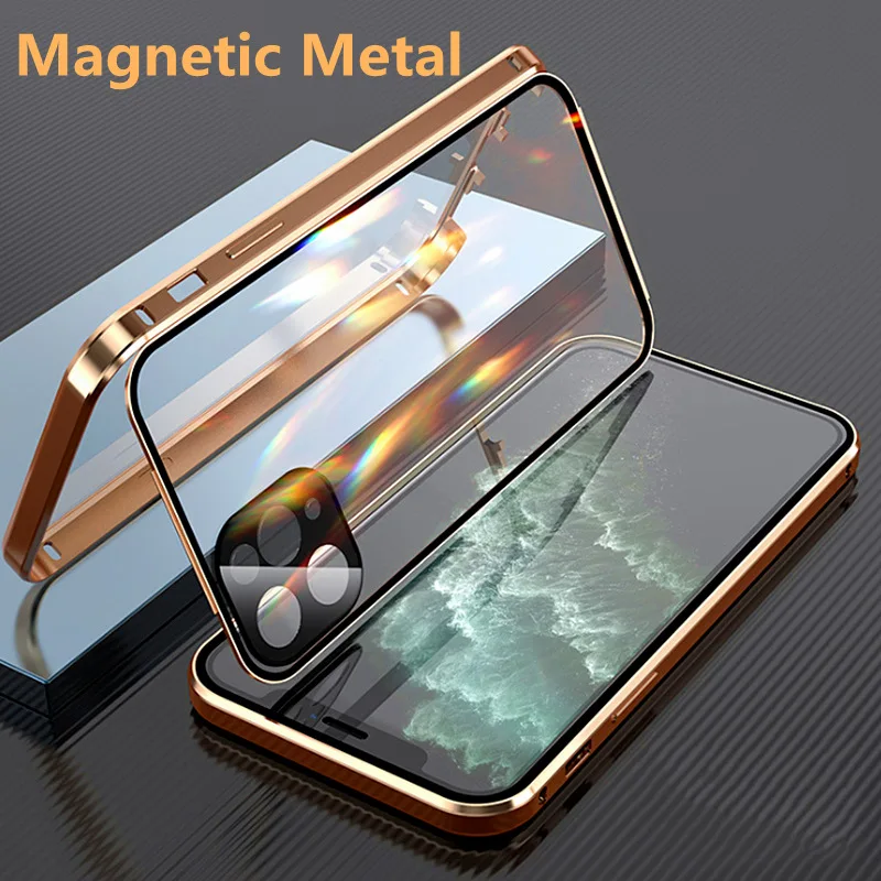 Glasses Wan magnetic king double-sided apple 12pro glass mobile phone shell magnetic suction metal border for iPhonexsmax
Glasses Wan magnetic king double-sided apple 12pro glass mobile phone shell magnetic suction metal border for iPhonexsmax