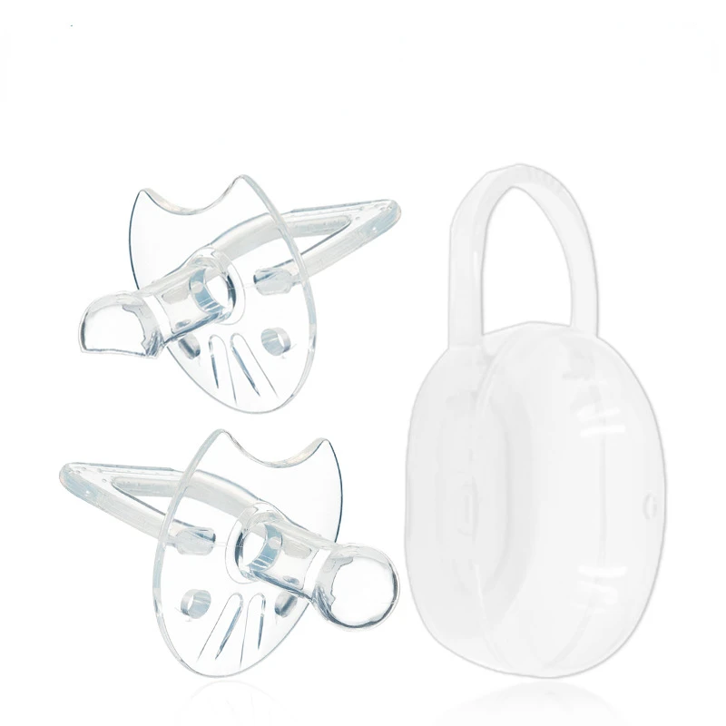 Infant Baby Pacifier with Nipple Storage Box Soft Silicone Non-toxic Safety Transparent Newborn Pacifier Nipple & Accessories
Infant Baby Pacifier with Nipple Storage Box Soft Silicone Non-toxic Safety Transparent Newborn Pacifier Nipple & Accessories