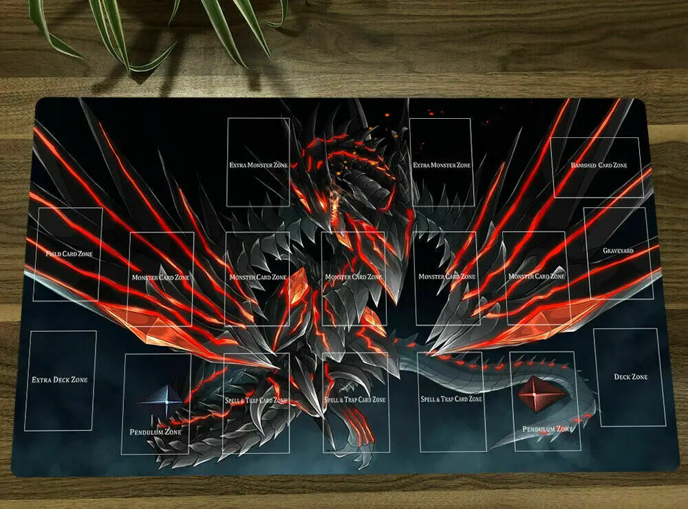 NEW YuGiOh Playmat Red-Eyes Darkness Dragon CCG TCG Trading Card Game Mat Mouse Pad With Zones + Free Bag Gift
NEW YuGiOh Playmat Red-Eyes Darkness Dragon CCG TCG Trading Card Game Mat Mouse Pad With Zones + Free Bag Gift