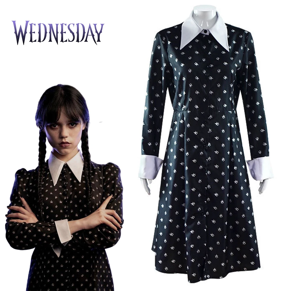 Костюм для косплея средней длины adдамс, женское черное платье, костюм с париком, Женская винтажная готическая одежда, одежда на Хэллоуин
Костюм для косплея средней длины adдамс, женское черное платье, костюм с париком, Женская винтажная готическая одежда, одежда на Хэллоуин