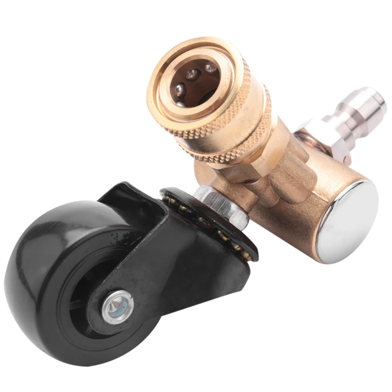 Undercarriage Cleaner Swivel Wheel for Pressure Washer, Underbody Car Wash, 1/4 Inch Quick Connector, 4000 PSI
Undercarriage Cleaner Swivel Wheel for Pressure Washer, Underbody Car Wash, 1/4 Inch Quick Connector, 4000 PSI