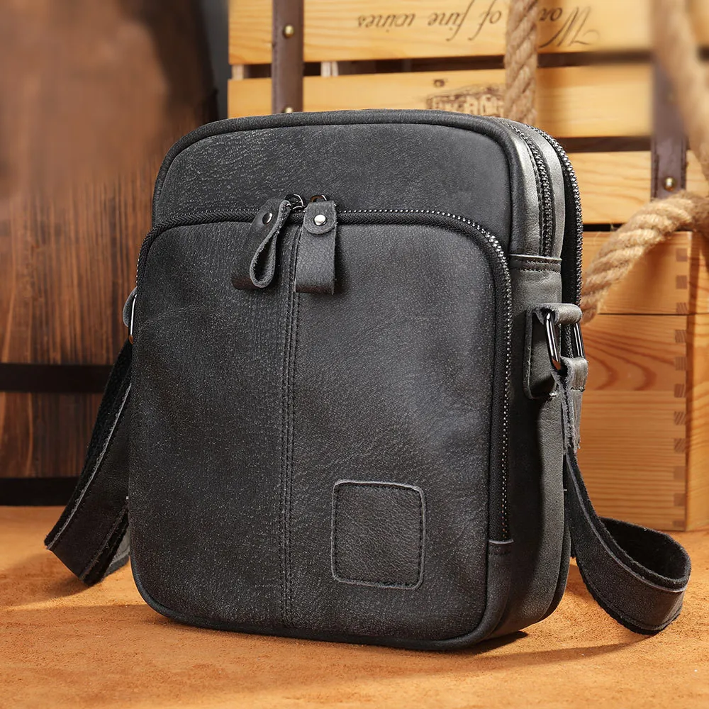 Men's cow leather shoulder bag messenger bag casual simple large capacity business men's leather briefcase zipper
Men's cow leather shoulder bag messenger bag casual simple large capacity business men's leather briefcase zipper