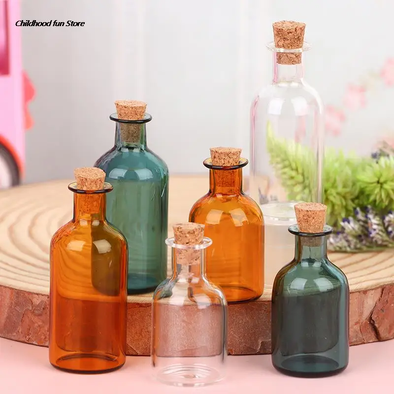 1:12 Dollhouse Miniature Mini Glass Bottle Cork Cover Tiny Jar Vials Model Doll House Decoration Accessories Kids Play Toy
1:12 Dollhouse Miniature Mini Glass Bottle Cork Cover Tiny Jar Vials Model Doll House Decoration Accessories Kids Play Toy