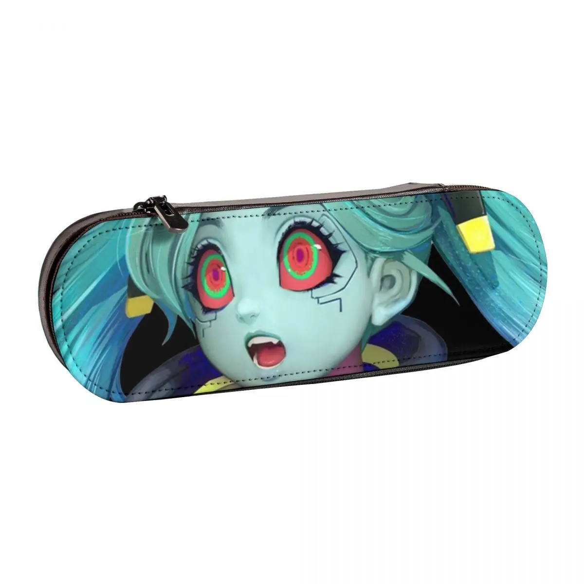 Cyberpunk Edgerunners Rebecca Pencil Case robot girl cool cute anime Vintage Print Leather Pencil Box Back to School Pen Pouch 
Cyberpunk Edgerunners Rebecca Pencil Case robot girl cool cute anime Vintage Print Leather Pencil Box Back to School Pen Pouch