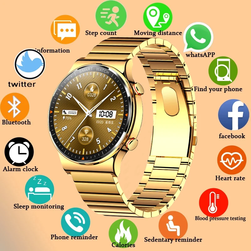 LIGE New 454*454 Screen Smart Watch Men Always Display The Time Bluetooth Call Local Music Men Smartwatch For Huawei Xiaomi +Box
LIGE New 454*454 Screen Smart Watch Men Always Display The Time Bluetooth Call Local Music Men Smartwatch For Huawei Xiaomi +Box