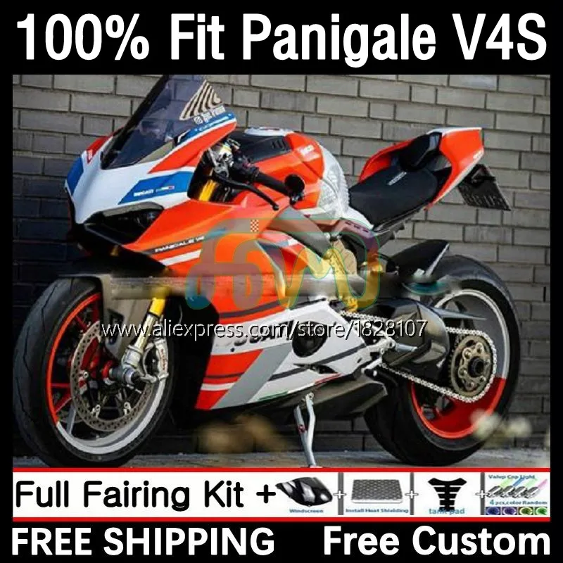 Обтекатель OEM для DUCATI Panigale V4 V 4 S R V4-S V4S оранжевый белый 18 19 20 21 1No.43 V4R 2018 2019 2020 корпус инжектора
Обтекатель OEM для DUCATI Panigale V4 V 4 S R V4-S V4S оранжевый белый 18 19 20 21 1No.43 V4R 2018 2019 2020 корпус инжектора