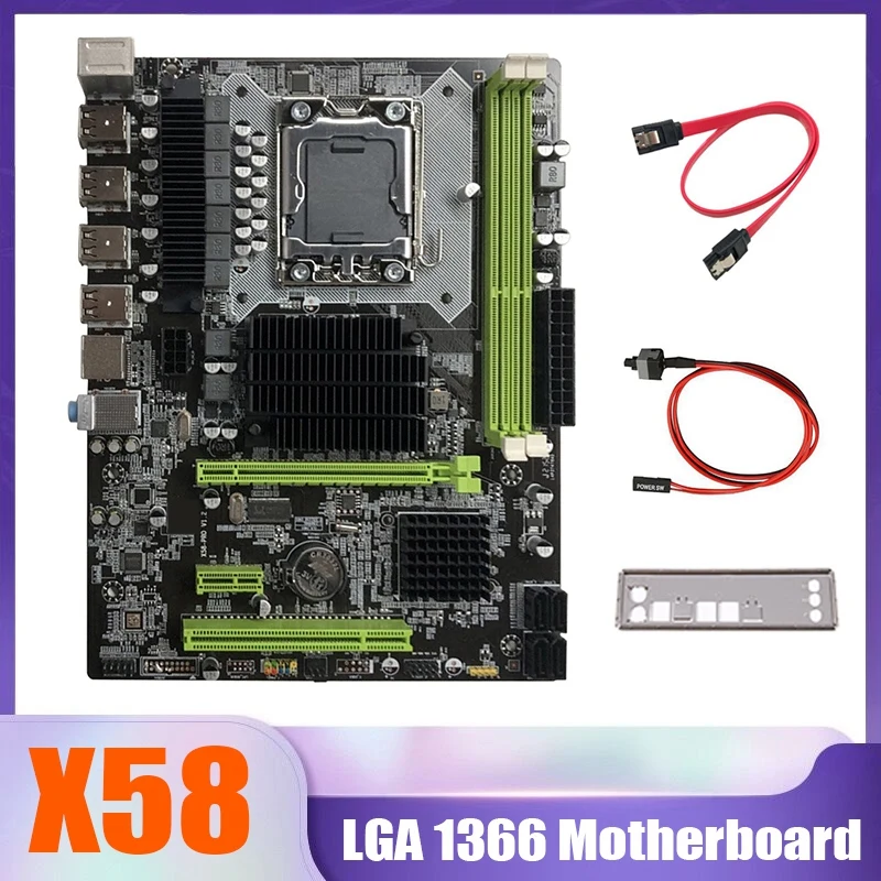 Материнская плата X58, LGA1366, поддержка DDR3 ECC сервер, оперативная память для компьютера, поддержка процессора серии XEON X5650 X5670, поддержка графиче...
Материнская плата X58, LGA1366, поддержка DDR3 ECC сервер, оперативная память для компьютера, поддержка процессора серии XEON X5650 X5670, поддержка графиче...