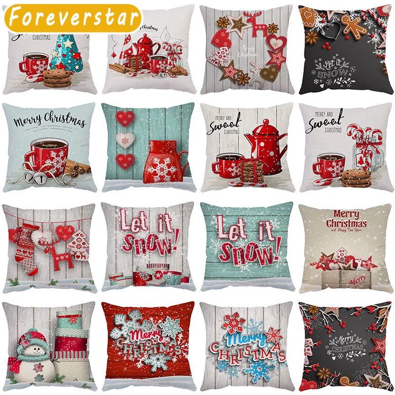 Christmas Cushion Cover Snowman Elk Pillow Covers 18x18 Inches Xmas Decorations Elk Tree Linen Pillowcase Home Decor
Christmas Cushion Cover Snowman Elk Pillow Covers 18x18 Inches Xmas Decorations Elk Tree Linen Pillowcase Home Decor