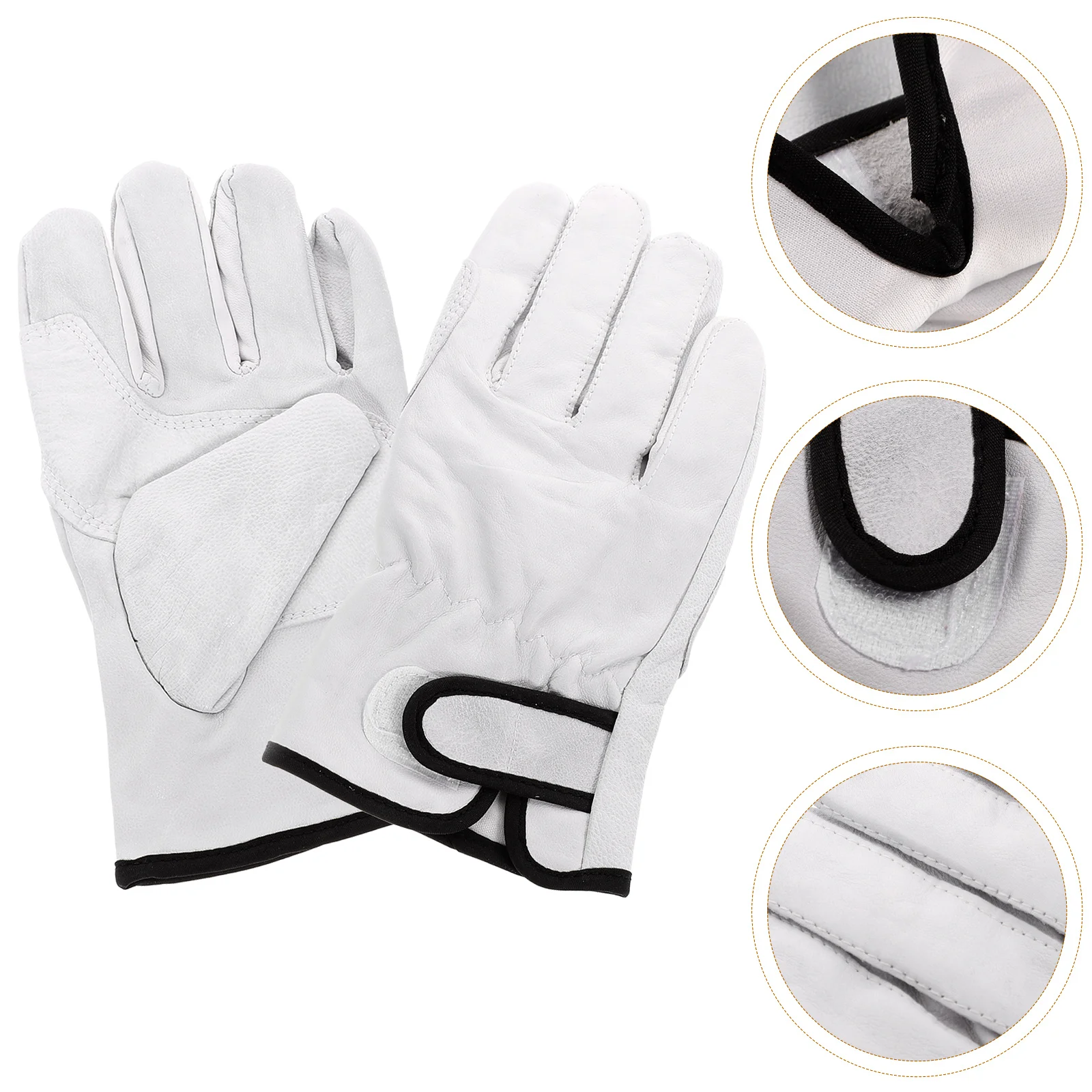 1 Pair Heat Resistant Welding Gloves Adjustable Hook and Loop Sleeve Insulated Gloves for Stove Oven Welding Cotton
1 Pair Heat Resistant Welding Gloves Adjustable Hook and Loop Sleeve Insulated Gloves for Stove Oven Welding Cotton
