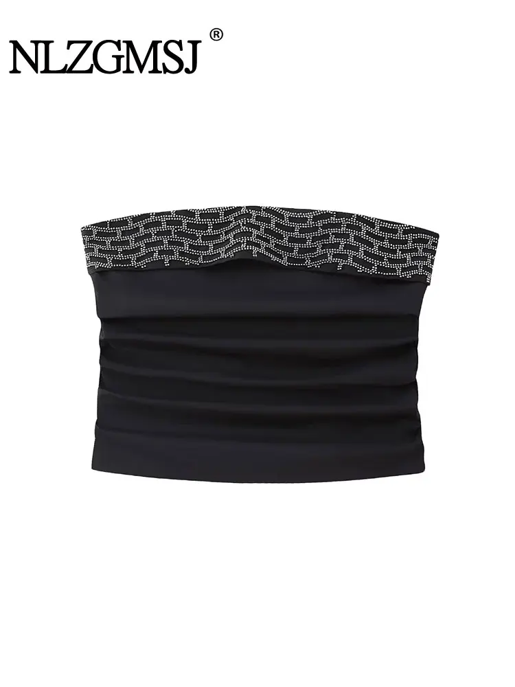 Nlzgmsj TRAF 2023 New Summer Women Evening Party tube top Vintage Sequined Strapless Sexy Streets Ladies
Nlzgmsj TRAF 2023 New Summer Women Evening Party tube top Vintage Sequined Strapless Sexy Streets Ladies