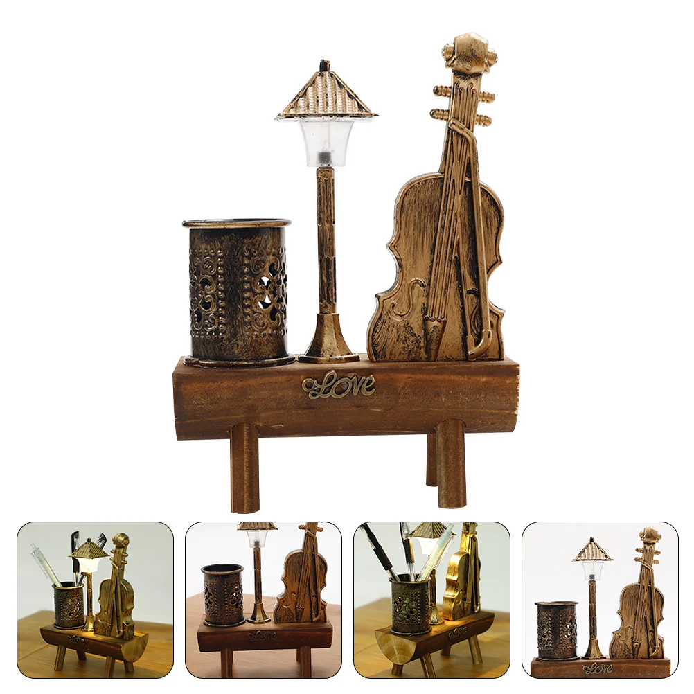 Holder Violin Pen Vintage Metal Streetmusical Instrument Night Lamp Brush Lights Desk Toddler Model Figurine Cup Decor Sculpture
Holder Violin Pen Vintage Metal Streetmusical Instrument Night Lamp Brush Lights Desk Toddler Model Figurine Cup Decor Sculpture