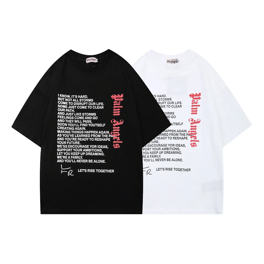 Palm Angels Men and Women Couples Simple Wild Letters Cotton Short-sleeved Round Neck T-shirt
Palm Angels Men and Women Couples Simple Wild Letters Cotton Short-sleeved Round Neck T-shirt