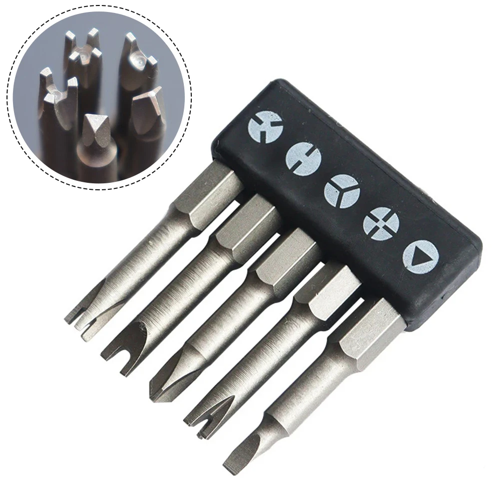 5 PCS Special-shaped Screwdriver Set U-shaped Y Shape Triangle Inner Cross New Three Points Screwdriver Bit Accessory 6.35mm
5 PCS Special-shaped Screwdriver Set U-shaped Y Shape Triangle Inner Cross New Three Points Screwdriver Bit Accessory 6.35mm