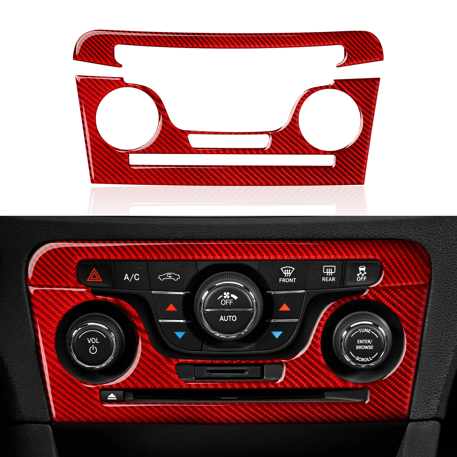 For Dodge Charger 2011-2014 Carbon Fiber Accessories Car Center Console Air Conditioner Volume Switch Panel Trim Decal Sticker
For Dodge Charger 2011-2014 Carbon Fiber Accessories Car Center Console Air Conditioner Volume Switch Panel Trim Decal Sticker