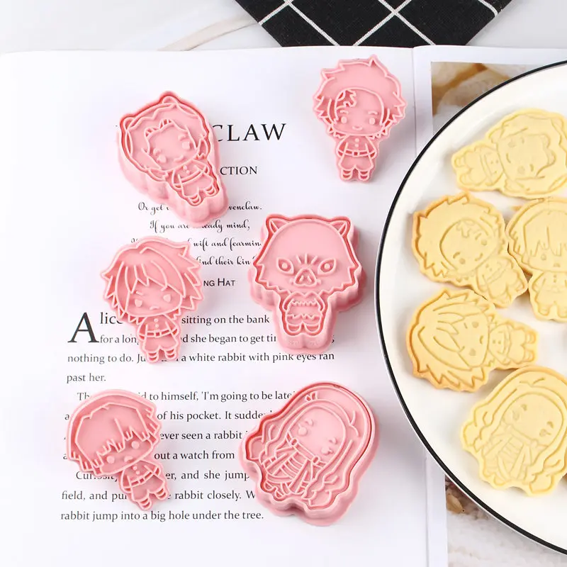 6pcs Demon Slayer Cookies Mold 3D Pressing Baking Accessories Anime Figures Tanjirou Nezuko Zenitsu Christmas Cookie Tools Set
6pcs Demon Slayer Cookies Mold 3D Pressing Baking Accessories Anime Figures Tanjirou Nezuko Zenitsu Christmas Cookie Tools Set