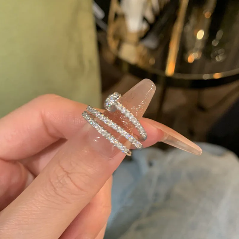 Cassic Diamond Hip Hop Nail Ring Earrings Women's Fashion Earrings Geometric Round Earrings Ring Jewelry For Women
Cassic Diamond Hip Hop Nail Ring Earrings Women's Fashion Earrings Geometric Round Earrings Ring Jewelry For Women