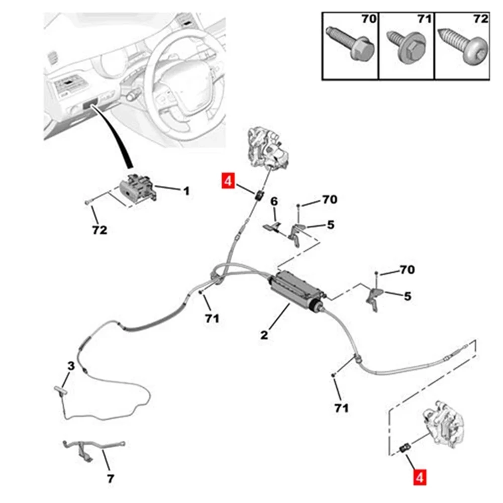 Accessories Handbrake Parking Hot Fit For 508 2008+ Fit For C5 2008+ Cable Guide Easy To Install Parking Brake
Accessories Handbrake Parking Hot Fit For 508 2008+ Fit For C5 2008+ Cable Guide Easy To Install Parking Brake