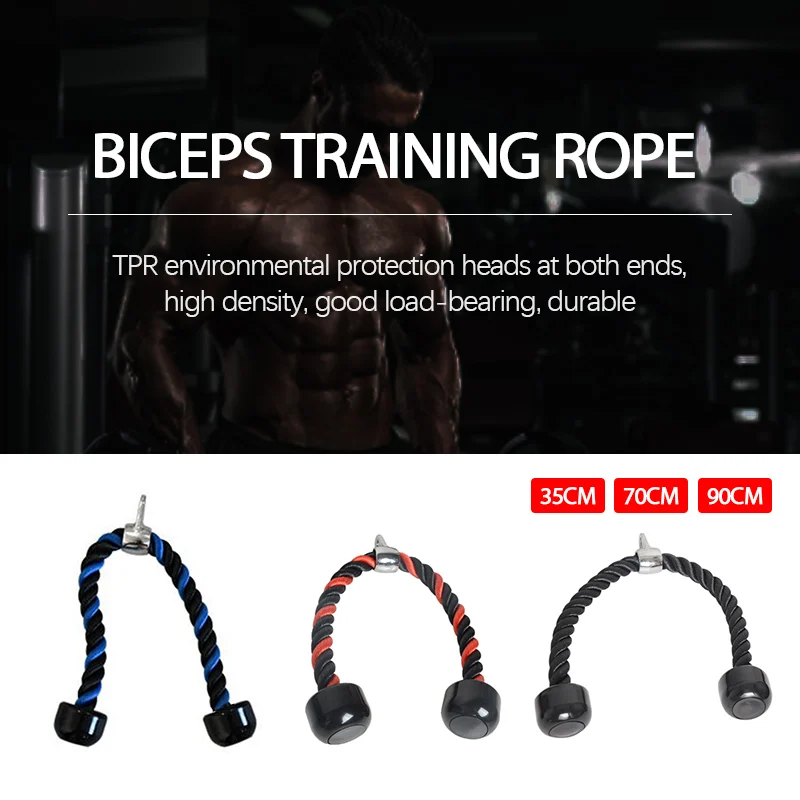 Cable Pull Down High-quality Intense Workouts Premium Premium Rope For Tricep Exercises Exercise Gear Exercise Equipment Strong
Cable Pull Down High-quality Intense Workouts Premium Premium Rope For Tricep Exercises Exercise Gear Exercise Equipment Strong