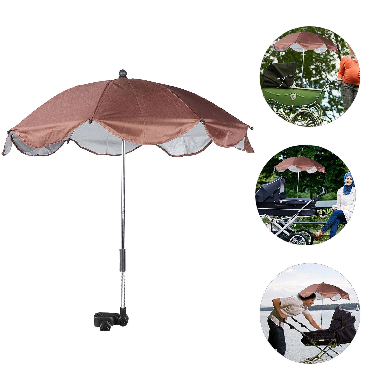 Wheelchair Baby Pushchair Umbrella Parasol Universal Stroller Pram Sun Protection
Wheelchair Baby Pushchair Umbrella Parasol Universal Stroller Pram Sun Protection