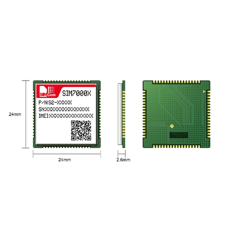 SIMCOM SIM7000JC Cat-M/NB-IoT/GSM Module for Japan B1/B3/B5/B8/B18/B19/B26 KDDI/DoCoMo 300Kbps(DL)/375Kbps(UL)
SIMCOM SIM7000JC Cat-M/NB-IoT/GSM Module for Japan B1/B3/B5/B8/B18/B19/B26 KDDI/DoCoMo 300Kbps(DL)/375Kbps(UL)