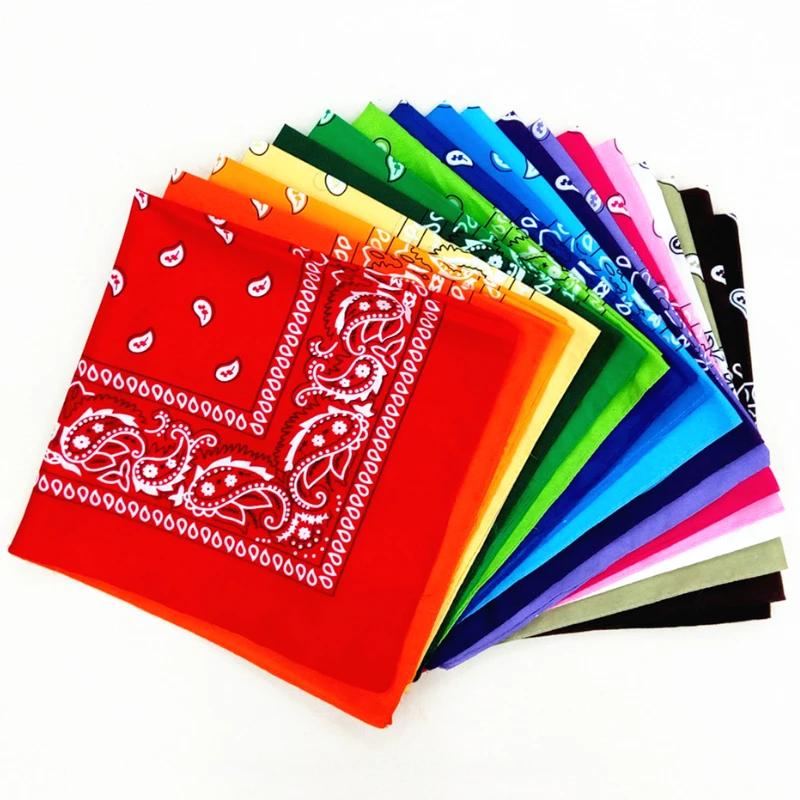bandana Polyester 55cm Bandana Cashew Nut Square Bandana with Swirling Printing Mainland China
bandana Polyester 55cm Bandana Cashew Nut Square Bandana with Swirling Printing Mainland China