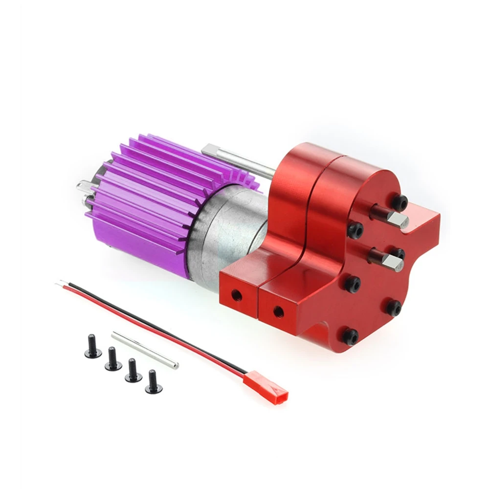 Metal 370 Motor Gearbox Gear Box for WPL C14 C24 B24 B36 MN D90 D99 MN99S RC Car Upgrade Parts,Red
Metal 370 Motor Gearbox Gear Box for WPL C14 C24 B24 B36 MN D90 D99 MN99S RC Car Upgrade Parts,Red