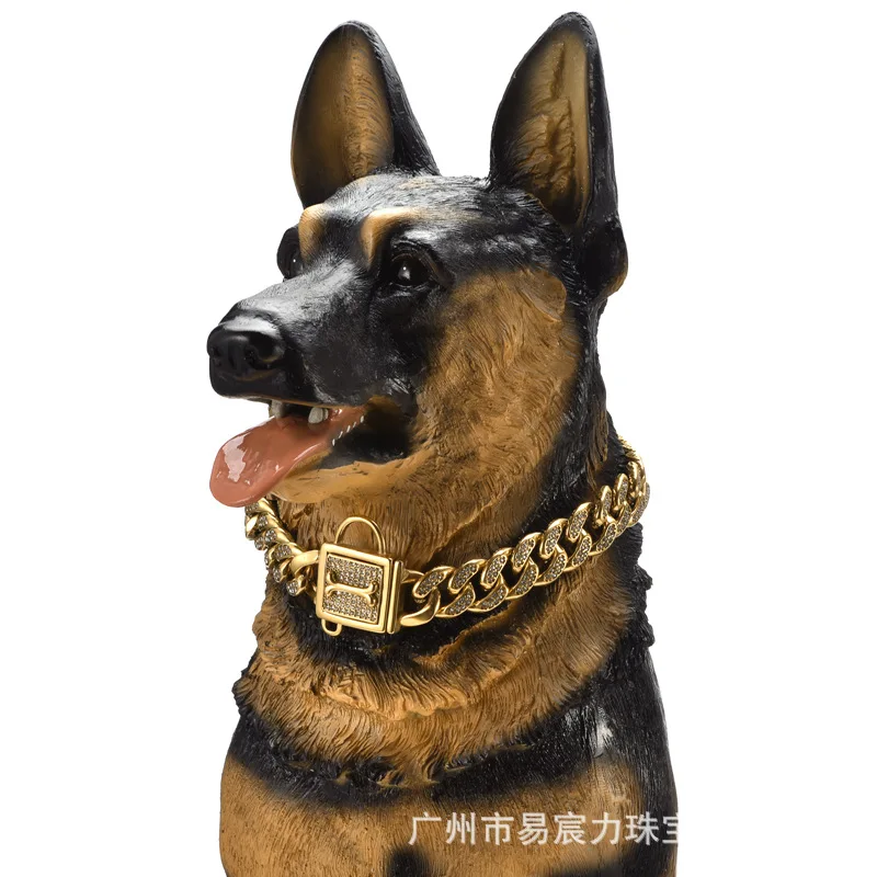 Accessoires Chats Appartement Manufacturer Direct Selling 19mm Wide Band Drill Buckle Full Weld Reinforced Dog Chain Collar
Accessoires Chats Appartement Manufacturer Direct Selling 19mm Wide Band Drill Buckle Full Weld Reinforced Dog Chain Collar