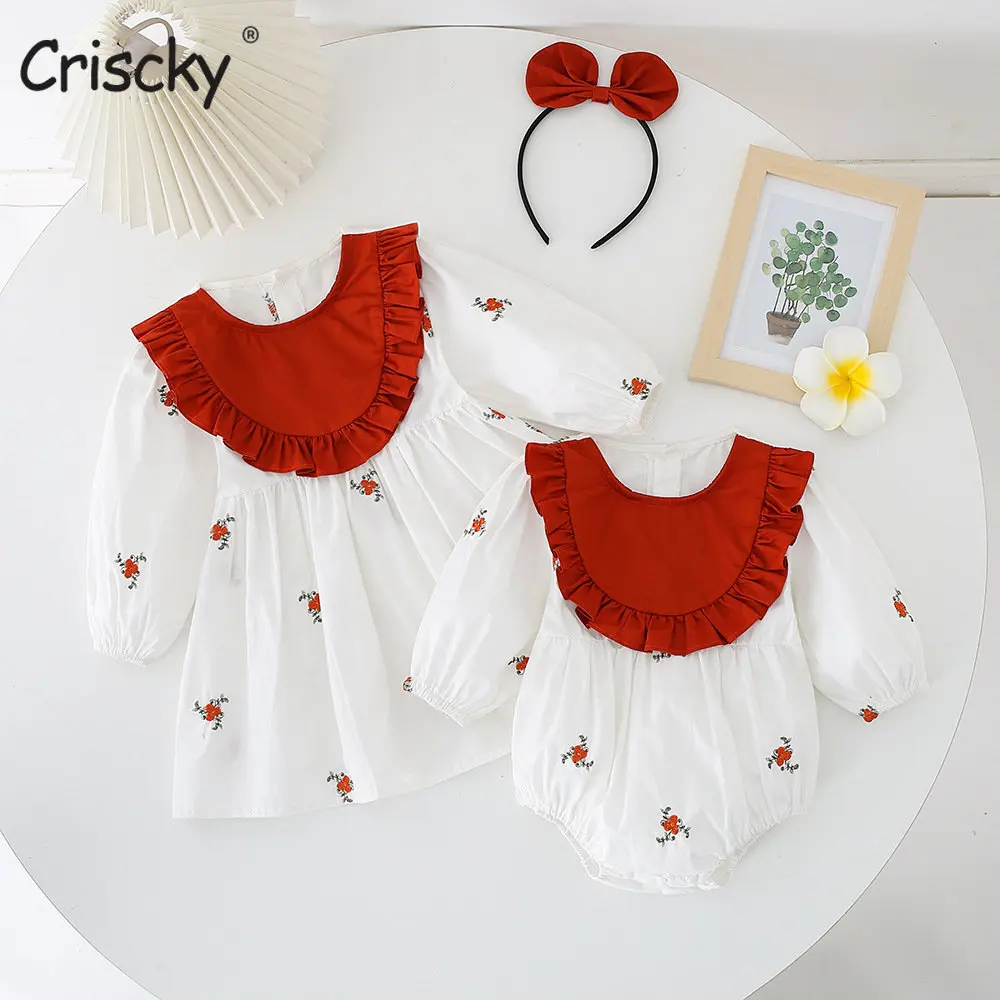 Criscky Baby Girls Dress Princess Girls Clothes Autumn Ruffle Cotton Long Sleeve Floral Toddler Girl Dress Baby Girl Clothes
Criscky Baby Girls Dress Princess Girls Clothes Autumn Ruffle Cotton Long Sleeve Floral Toddler Girl Dress Baby Girl Clothes