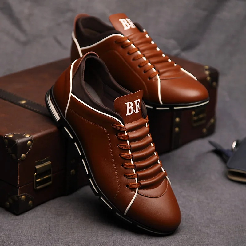 Spring Autumn New Men Shoes Casual Sneakers Fashion Solid Leather Shoes Formal Business Sport Flat Round Toe Light Breathable
Spring Autumn New Men Shoes Casual Sneakers Fashion Solid Leather Shoes Formal Business Sport Flat Round Toe Light Breathable