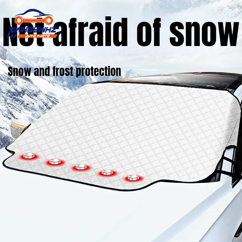 1Pcs Car Clothes Auto Visor Half Cover Front Window Sun Proof Heat Shield Thickened Snow Shield Proof Frost Prevention Car Cover
1Pcs Car Clothes Auto Visor Half Cover Front Window Sun Proof Heat Shield Thickened Snow Shield Proof Frost Prevention Car Cover