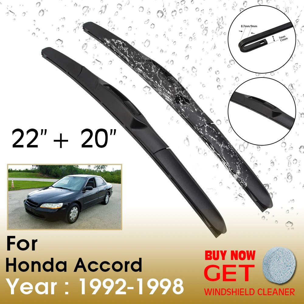 Car Wiper Blade For Honda Accord 22"+20" 1992-1998 Front Window Washer Windscreen Windshield Wipers Blades Accessories
Car Wiper Blade For Honda Accord 22"+20" 1992-1998 Front Window Washer Windscreen Windshield Wipers Blades Accessories
