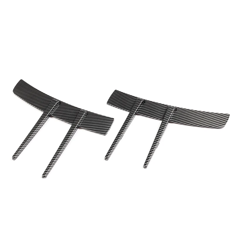 2 шт. универсальная накладка на бампер с вентиляционным отверстием, аксессуары для стайлинга автомобиля, рифленая пластина с листьями для BMW, Mercedes-Benz C, Toyota Tesla 
2 шт. универсальная накладка на бампер с вентиляционным отверстием, аксессуары для стайлинга автомобиля, рифленая пластина с листьями для BMW, Mercedes-Benz C, Toyota Tesla