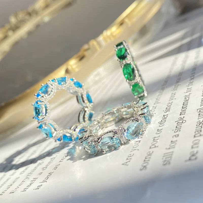 Sparkling Cubic Zirconia Brilliant Emerald Sapphire Ring Women's Cocktail Party Jewellery Birthday Gift Free Shipping
Sparkling Cubic Zirconia Brilliant Emerald Sapphire Ring Women's Cocktail Party Jewellery Birthday Gift Free Shipping