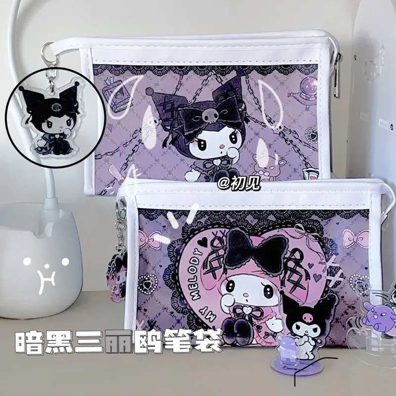 Sanrio аниме мультфильм Kuromi канцелярская сумка Ins Девочка Сердце кавайная водонепроницаемая сумка для ручек канцелярская сумка для хранения канцелярские принадлежности для обучения
Sanrio аниме мультфильм Kuromi канцелярская сумка Ins Девочка Сердце кавайная водонепроницаемая сумка для ручек канцелярская сумка для хранения канцелярские принадлежности для обучения
